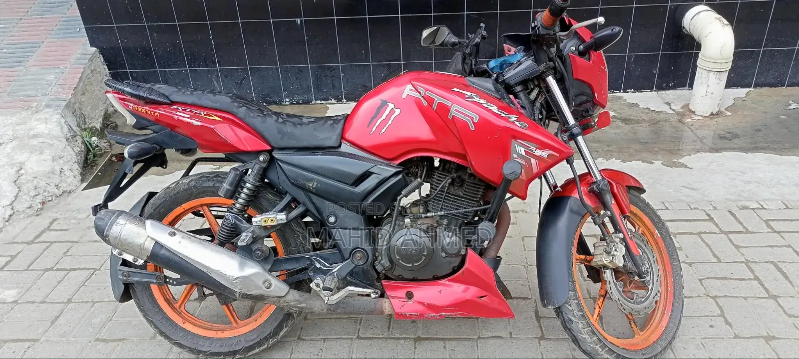 TVS Apache RTR 160 2V 2017 Red