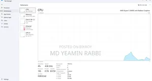 Desktop Computer 16GB AMD Ryzen 5 SSD 512GB