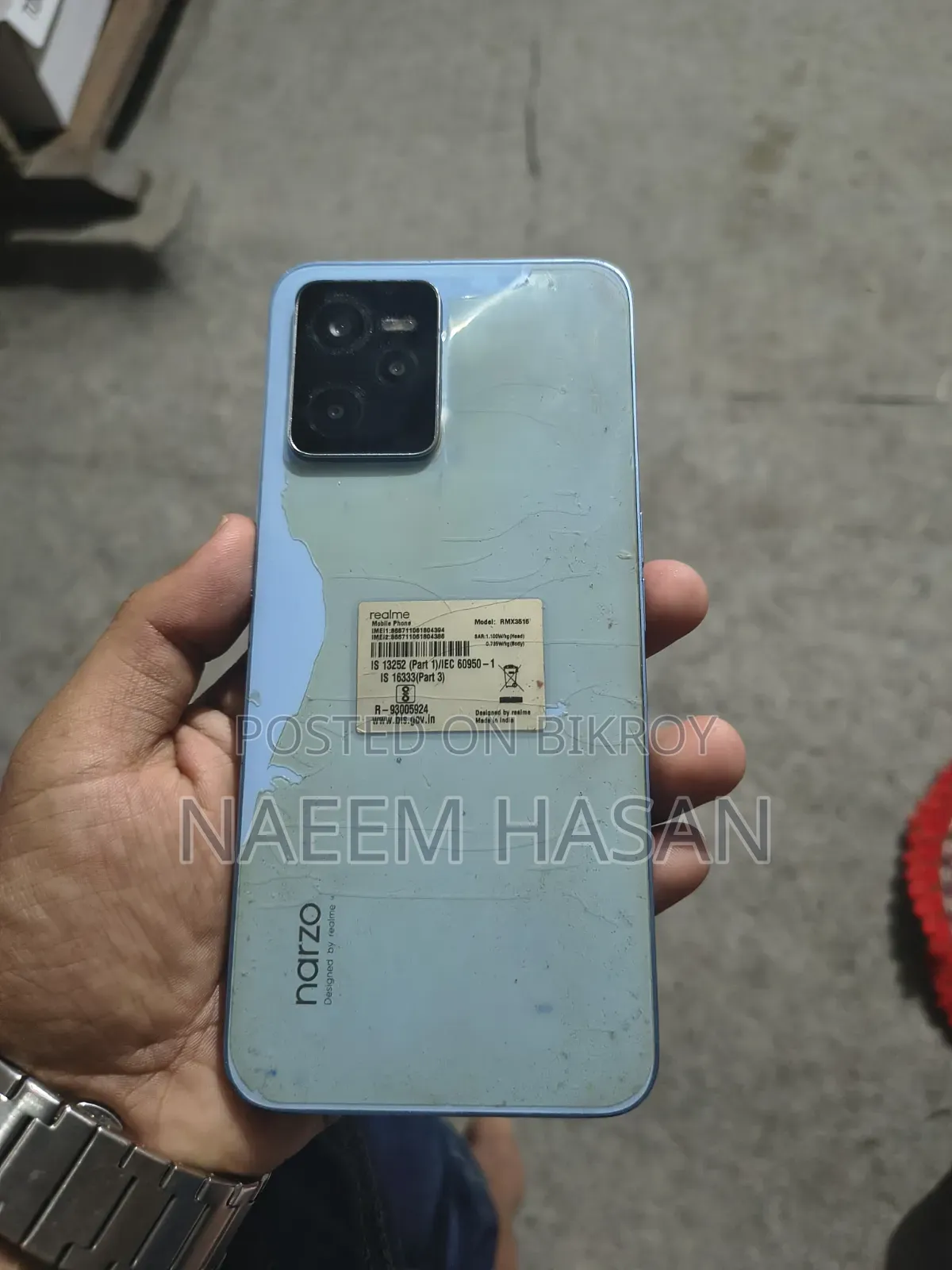 Realme Narzo 50A 64 GB Blue