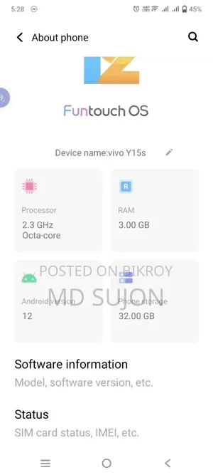 Vivo Y51s 128 GB Bronze