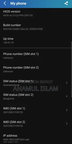 Tecno Spark Go 2022 32 GB Blue