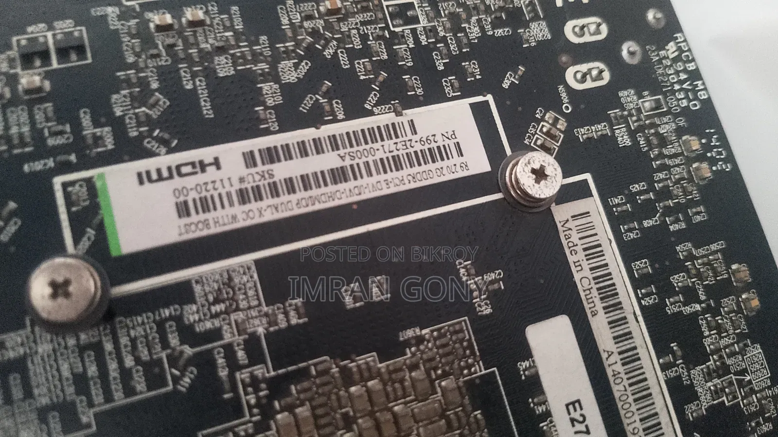 Sapphire R9 270 2GB DDR5 GPU