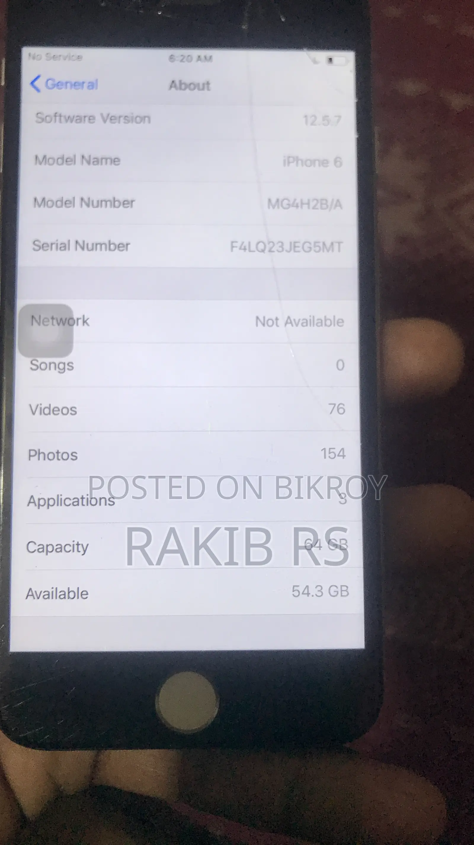 Apple iPhone 6 64 GB Silver
