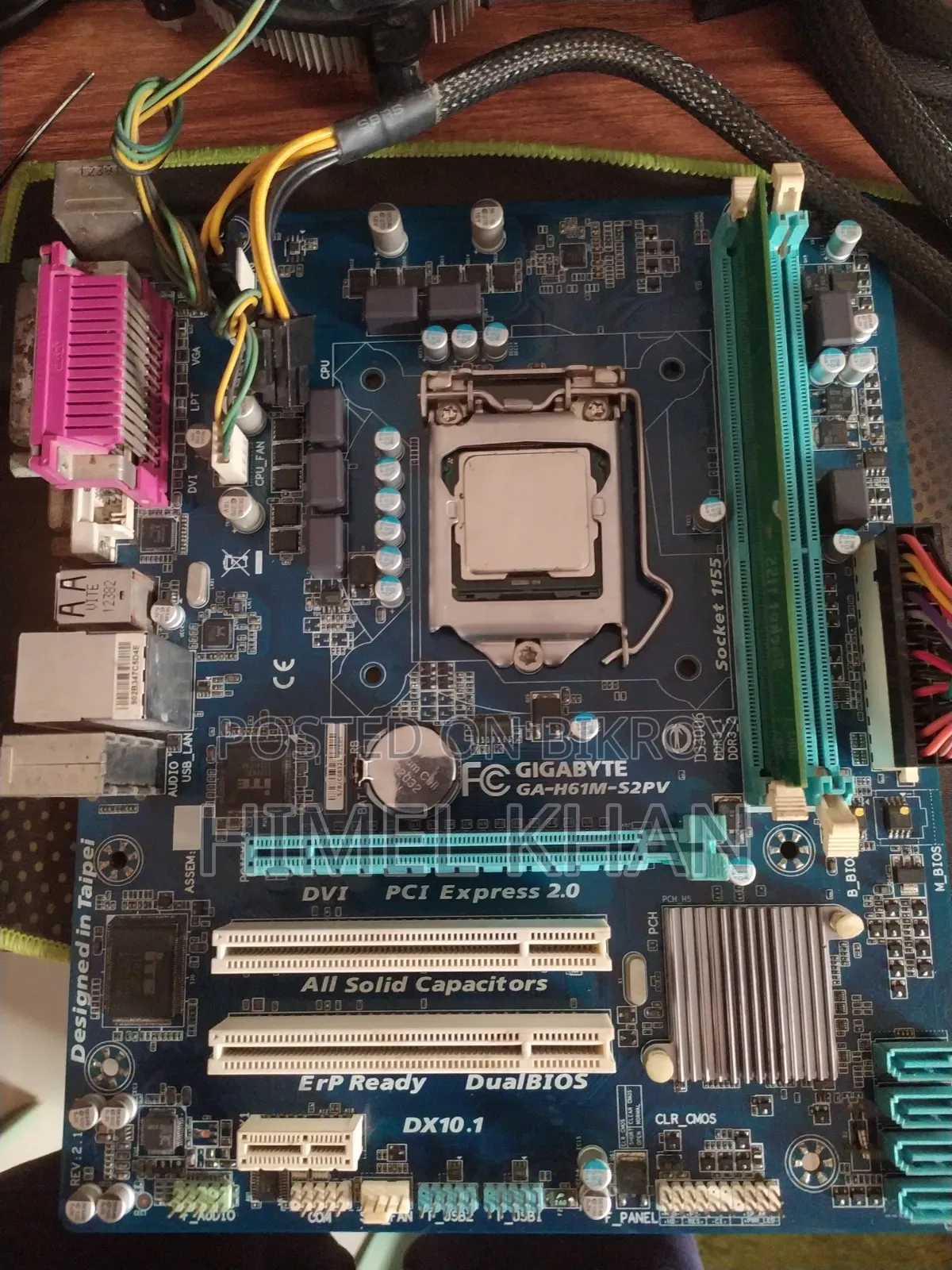 Gigabyte H61 Motherboard Running Conditions