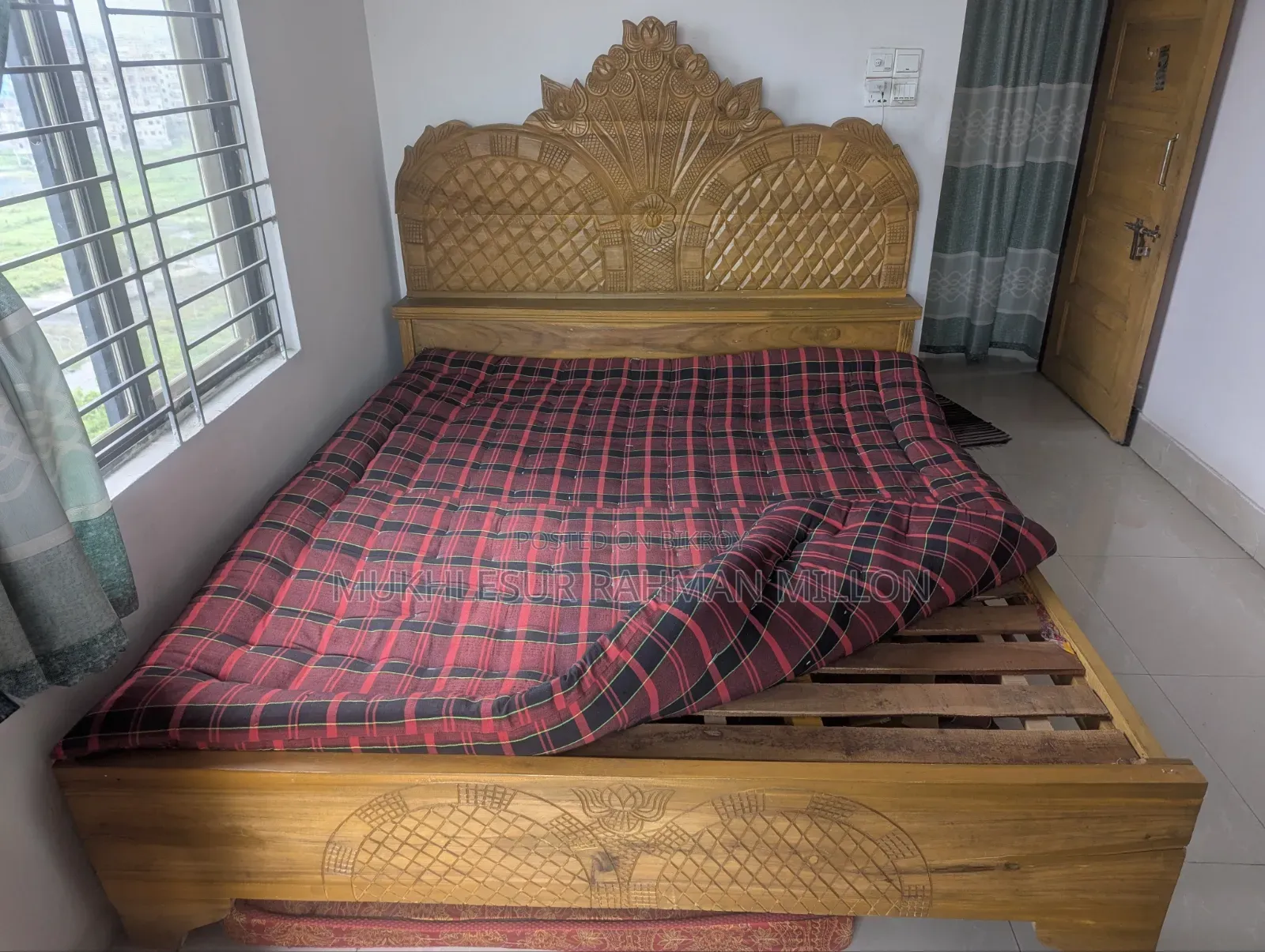 কাঠের খাট