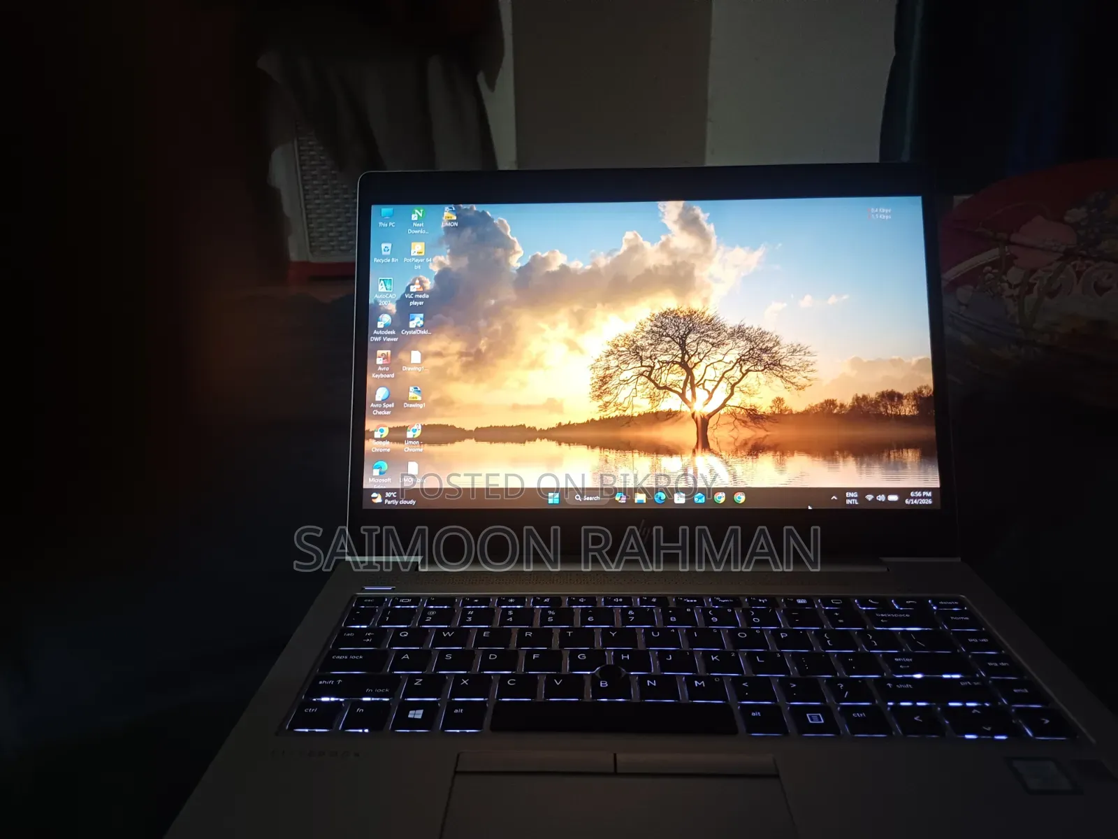 Laptop HP EliteBook 840 G5 8GB Intel Core I7 SSD 256GB