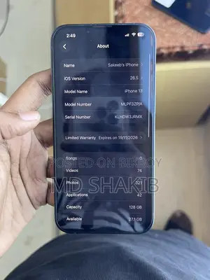 New Apple iPhone 13 128 GB Black
