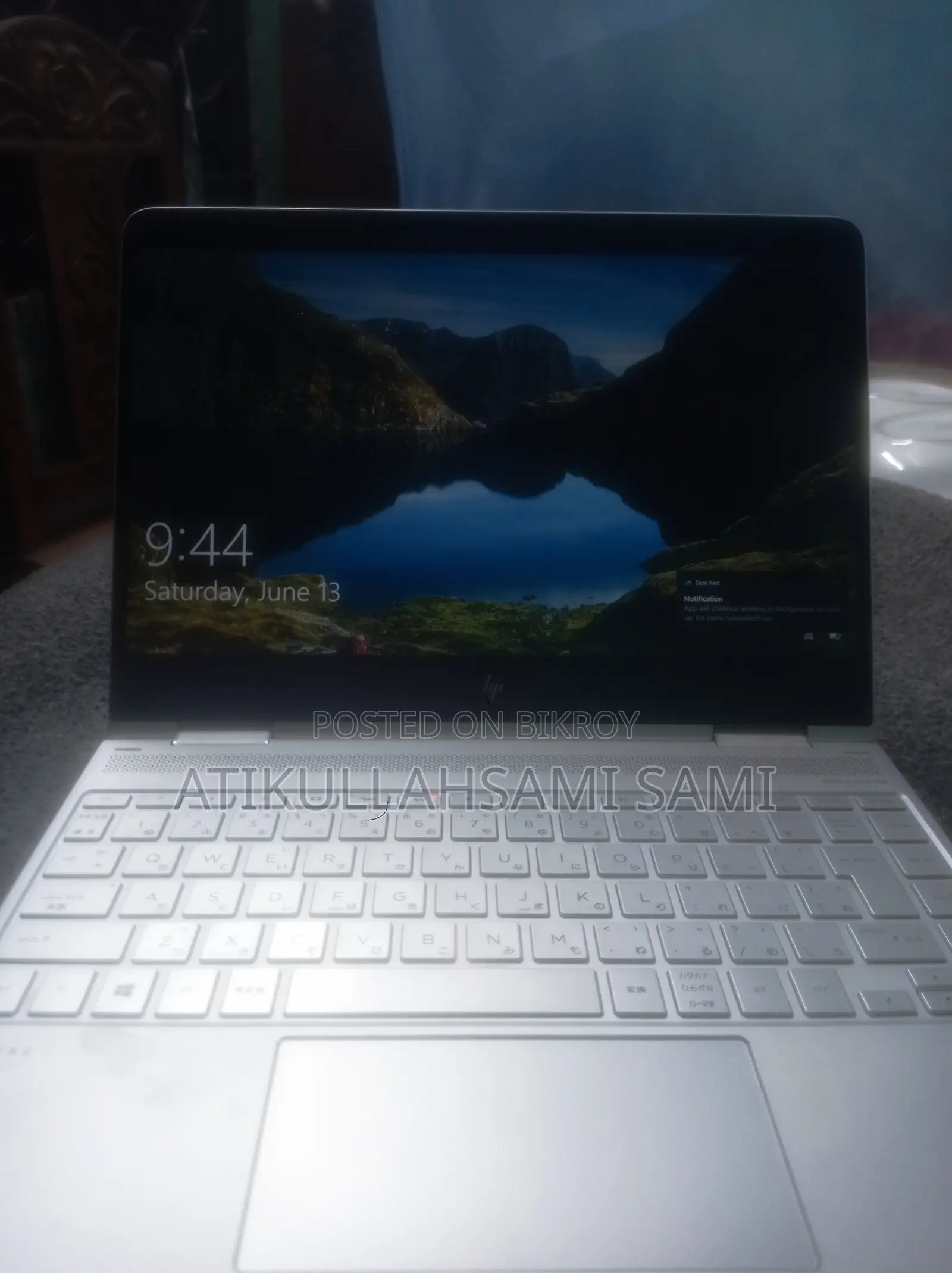 Laptop HP Spectre X360 13 16GB Intel Core I7 SSD 256GB