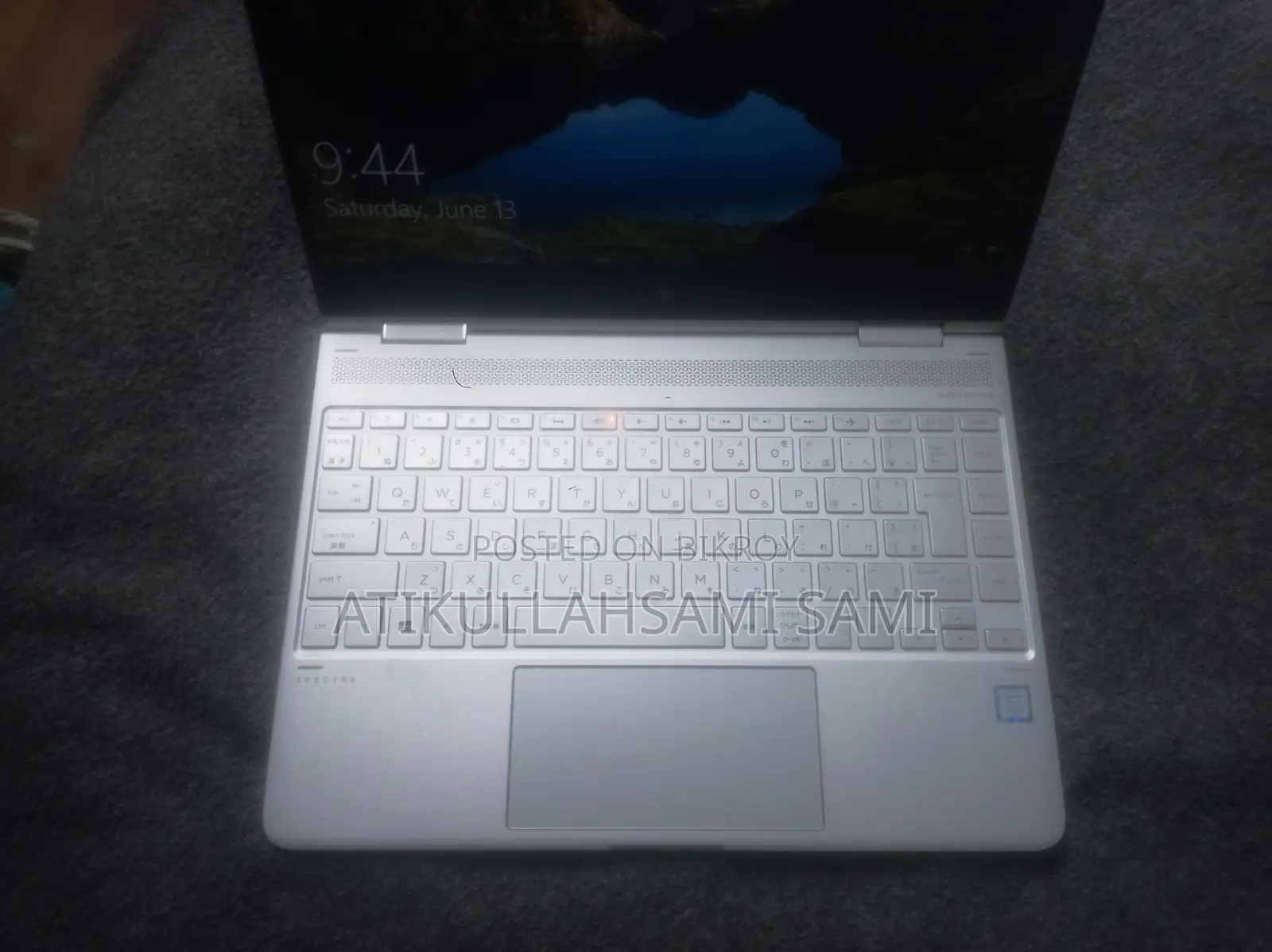 Laptop HP Spectre X360 13 16GB Intel Core I7 SSD 256GB