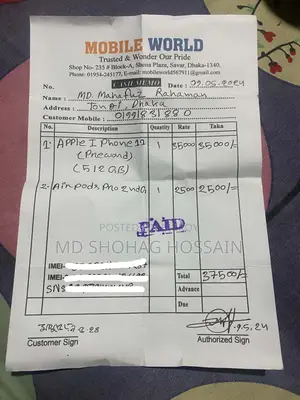 অ্যাপল আইফোন ১১ প্রো ৫১২ জিবি ব্ল্যাক