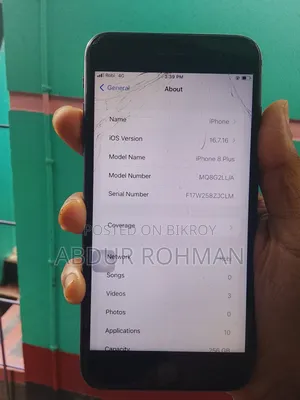 Apple iPhone 8 Plus 256 GB Black