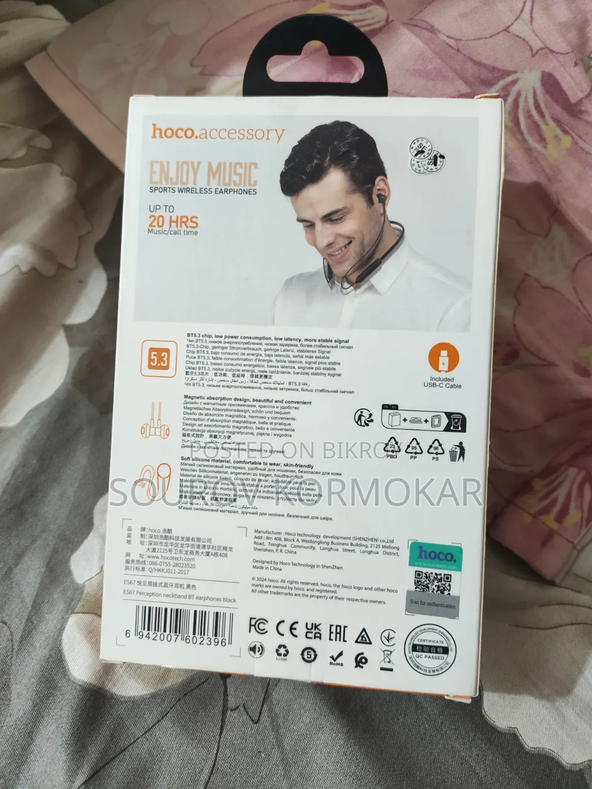 Hoco Es67 Sports Wireless Earphones