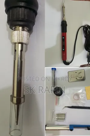 Voltage and Temperature Controlled Digital Soldering Iron Full Kit