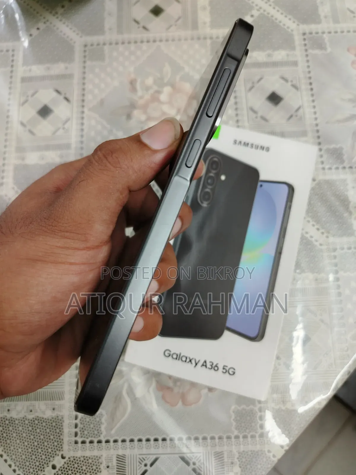 নতুন স্যামসাং গ্যালাক্সি A36 ১২৮ জিবি কালো