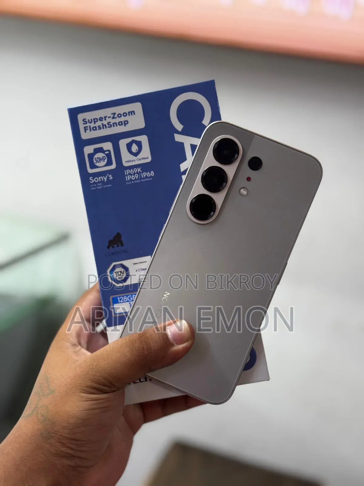 New Tecno Camon 50 256 GB Silver