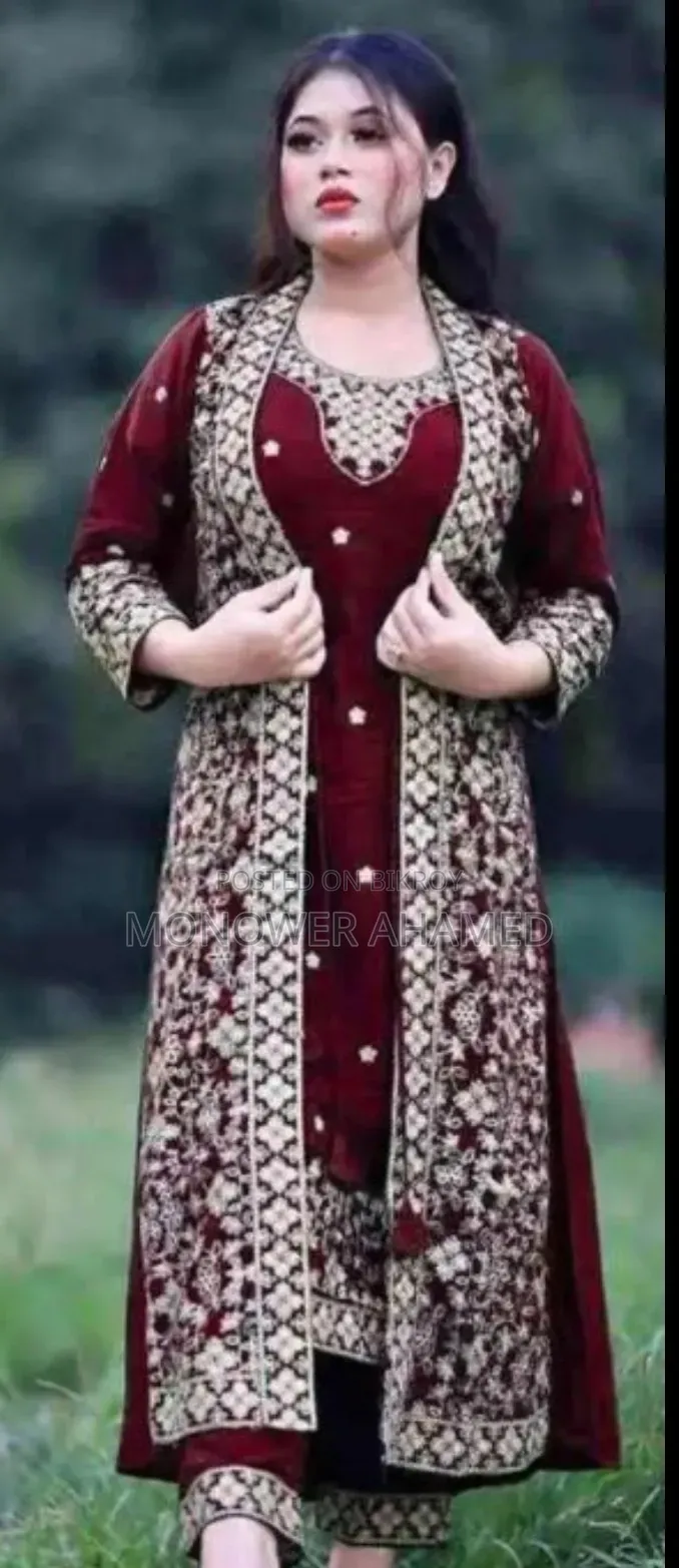 Indian Soft Wetless Fabrics, Embroidery Work