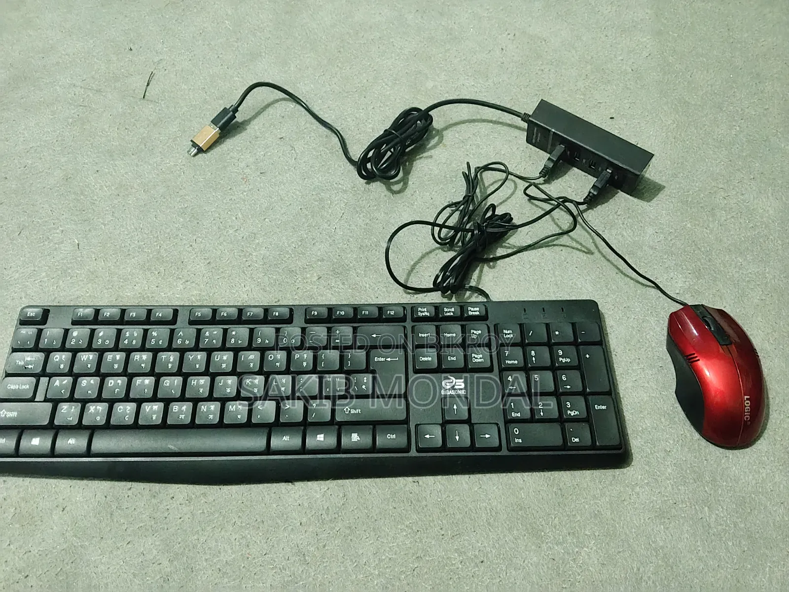 Keyboard and Mouse + OTG Hub