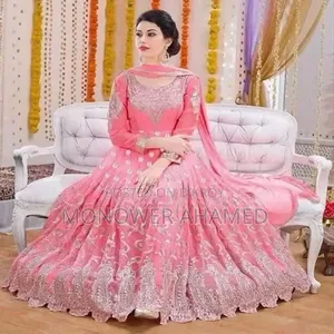 Indian Soft Wetless Fabrics, With Embroidery Work