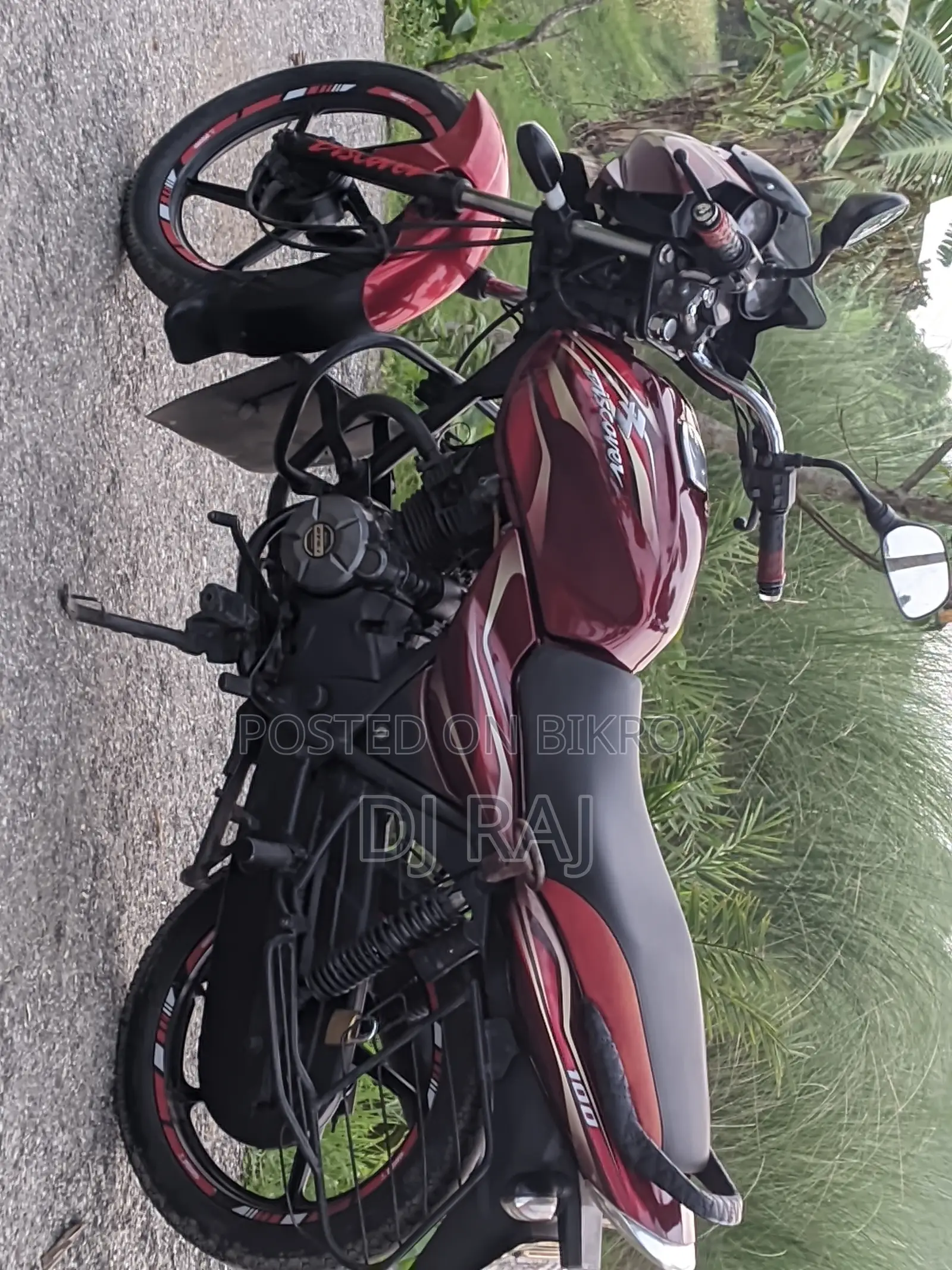 Bajaj Discover 100 2017 Red