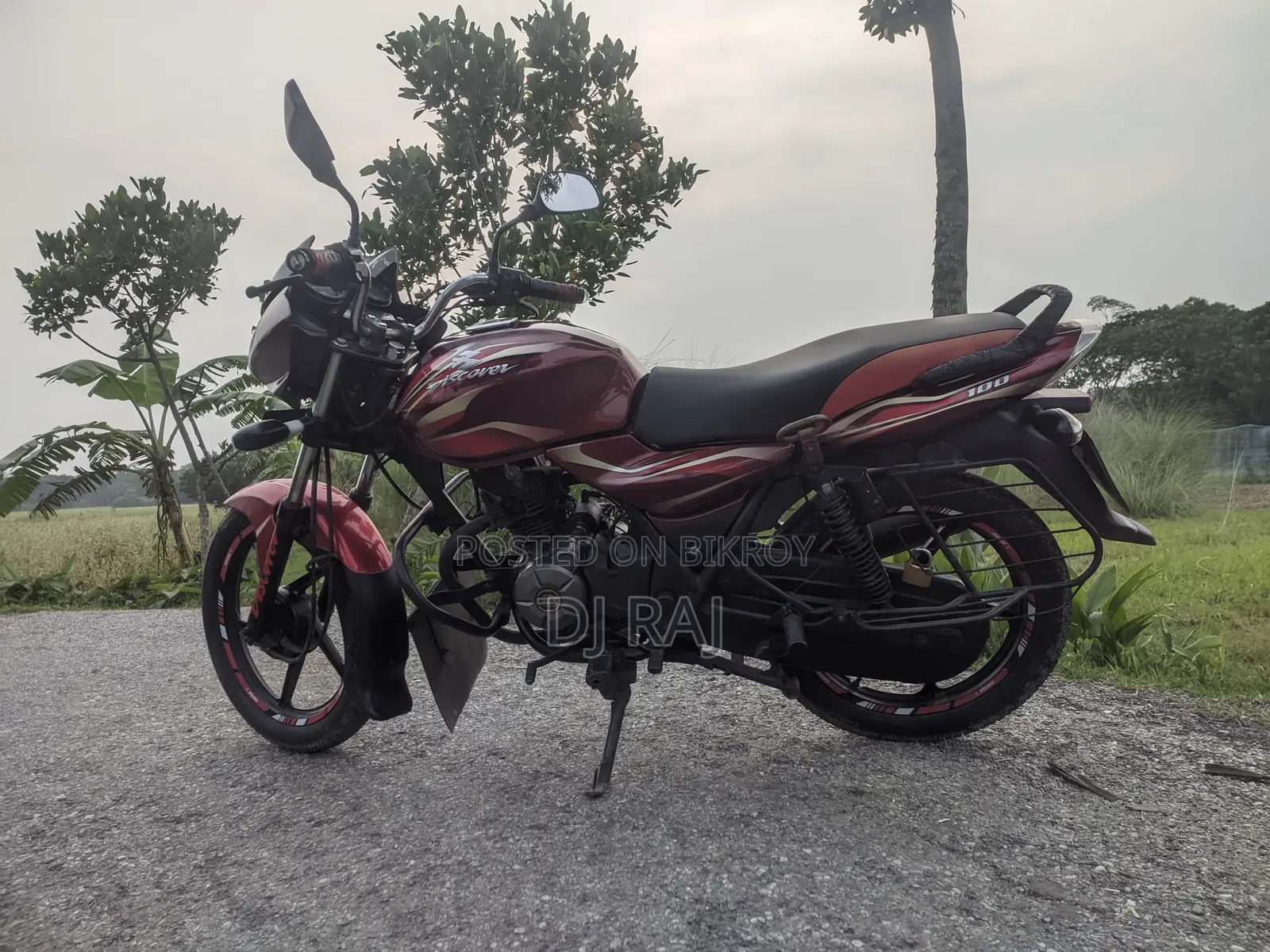 Bajaj Discover 100 2017 Red