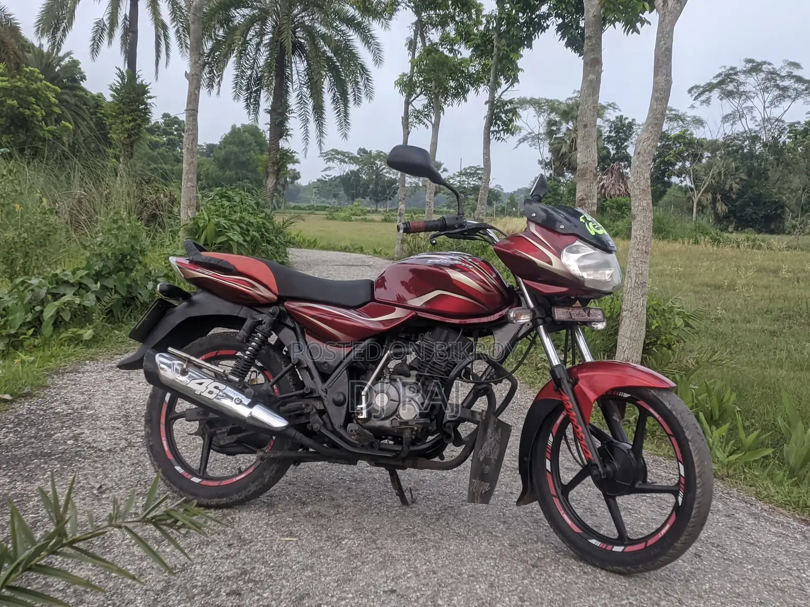 Bajaj Discover 100 2017 Red