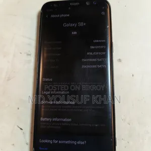 Samsung Galaxy S8 Plus 64 GB Black