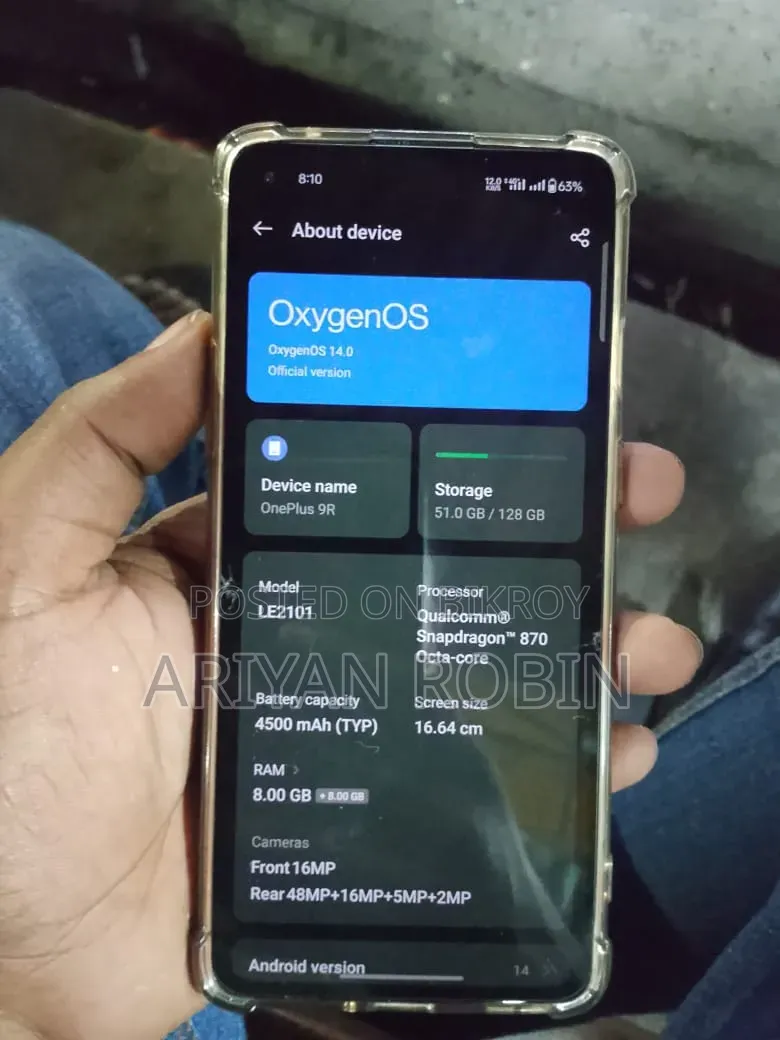 OnePlus 9R 128 GB Black