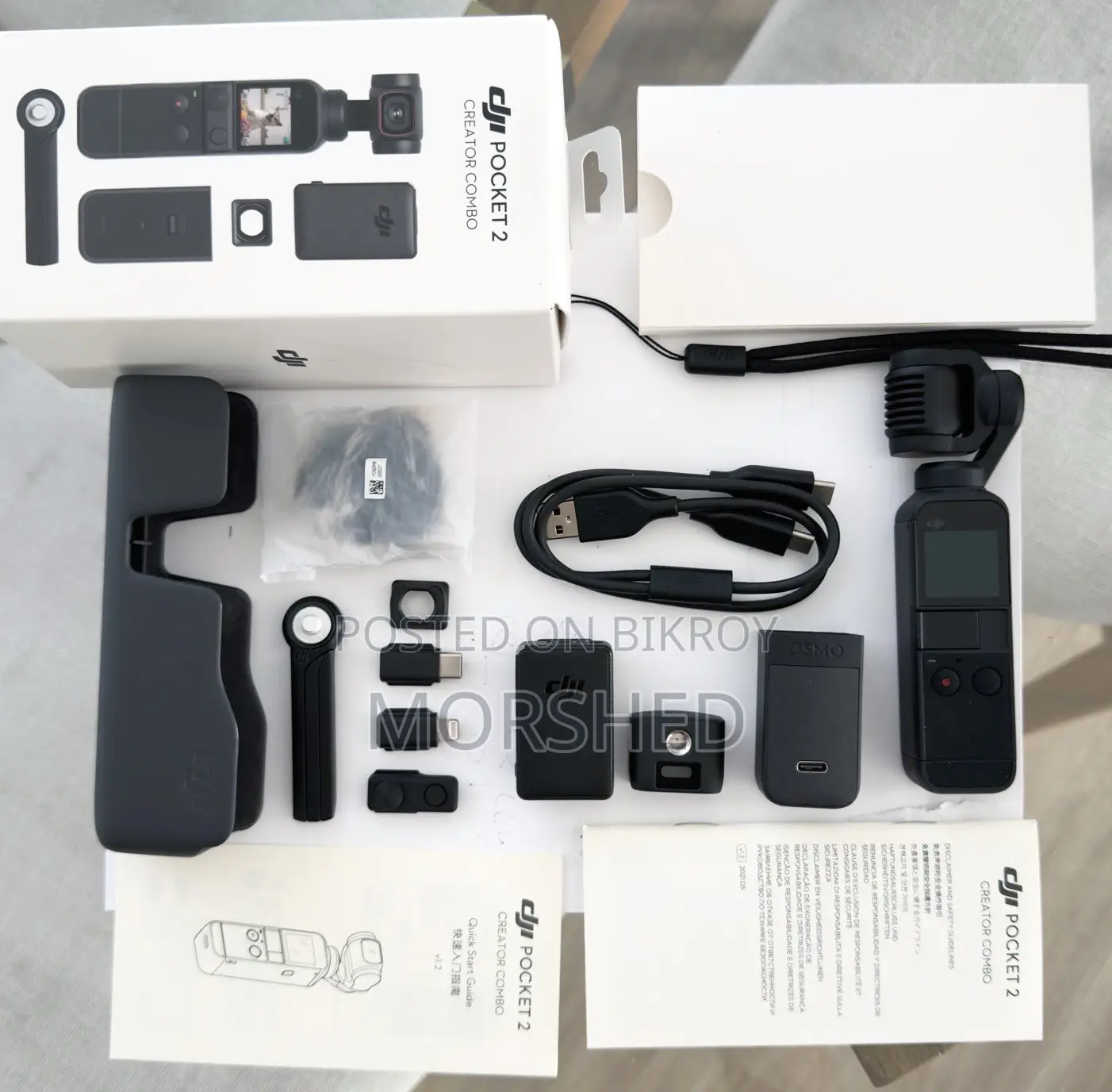 Dji Osmo Pocket-2 Creator Combo 3-Axis Vlogging Action Camera
