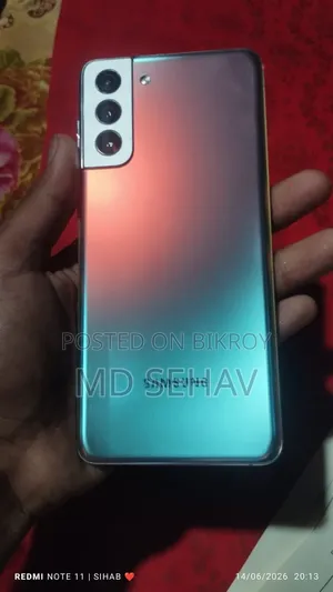 নতুন স্যামসাং গ্যালাক্সি এস২১+ ৫জি ২৫৬ জিবি সিলভার
