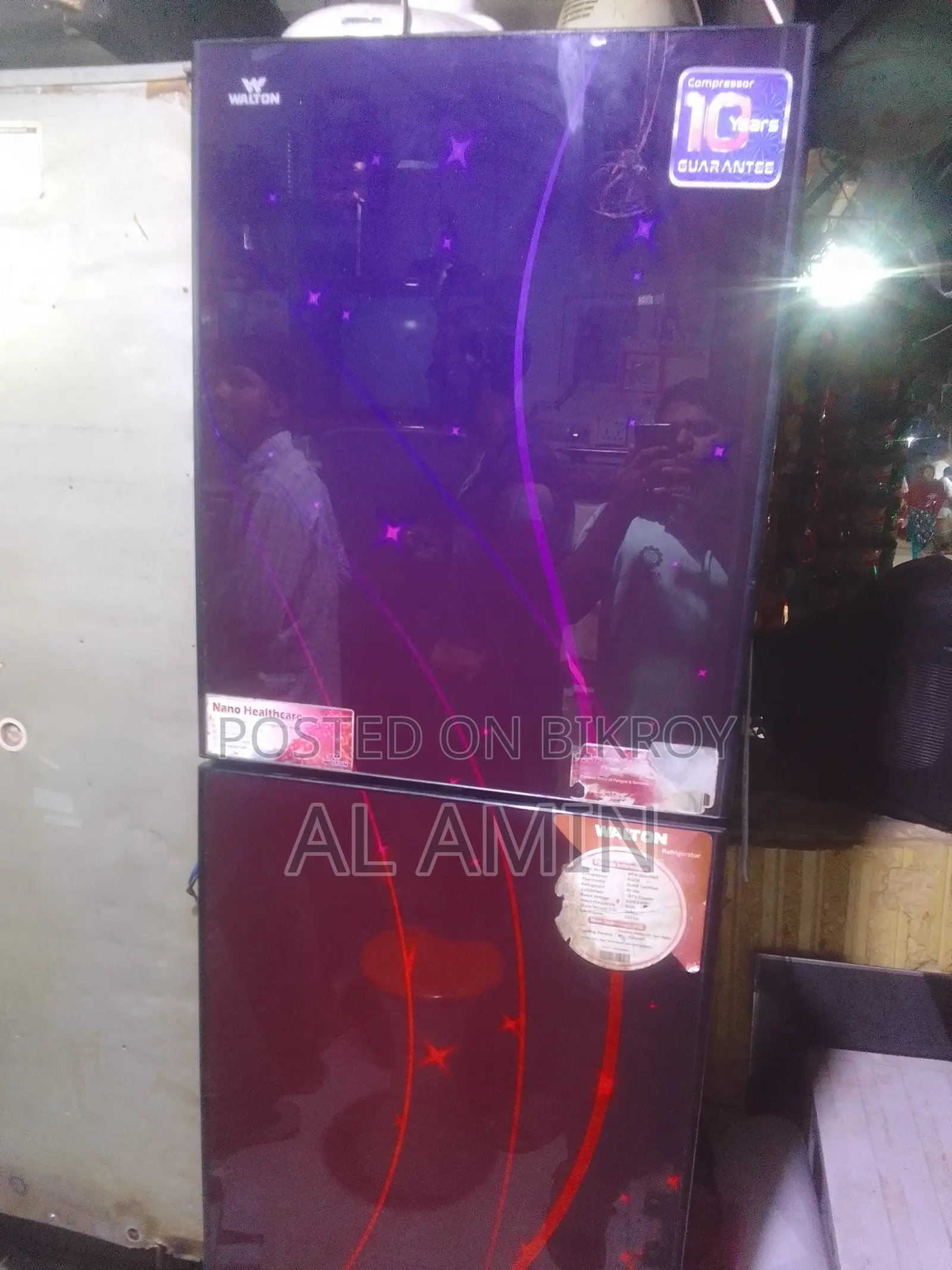 Walton Glass Door 13.5cft Refrigerator