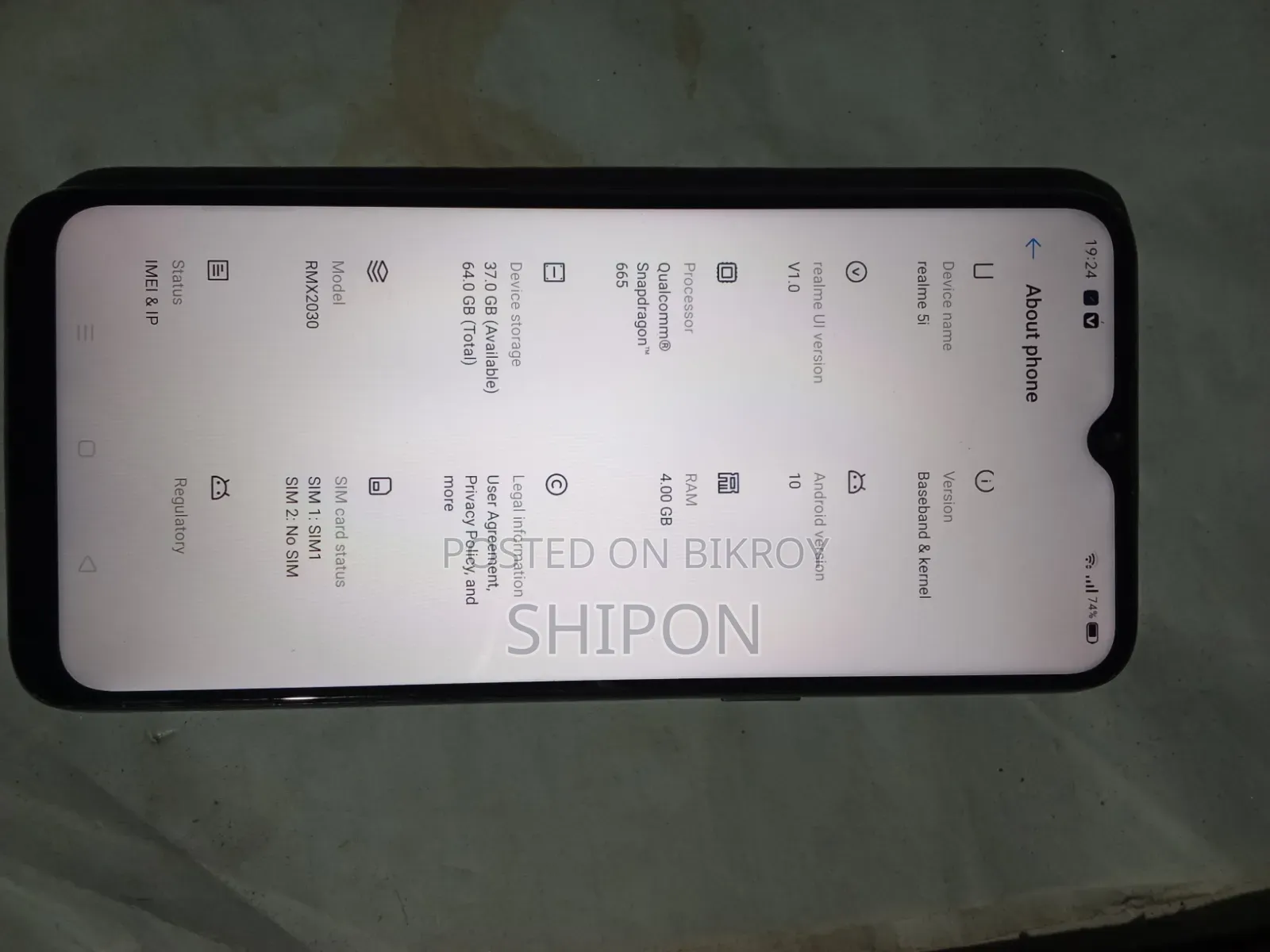 Realme 5i 64 GB Blue