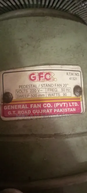 GFC Stand Fan (Pakistan)