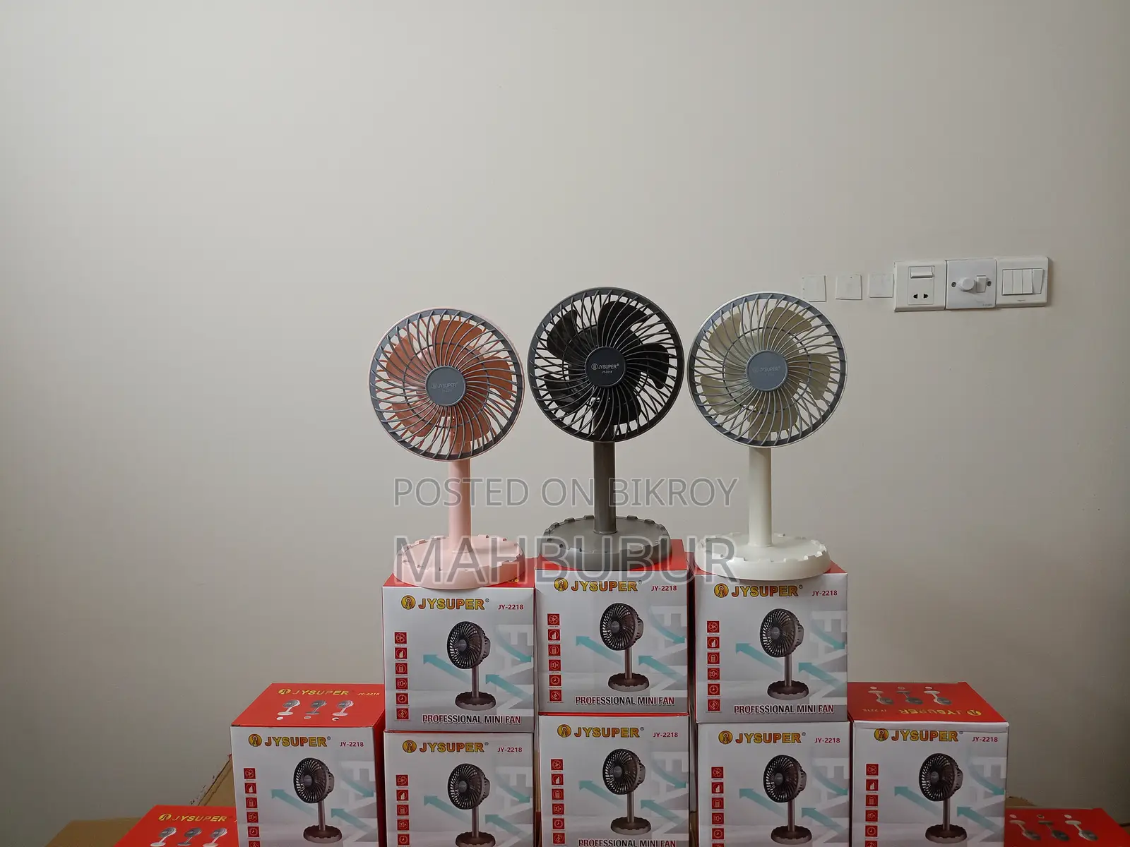 Charger Fan | Jysuper Jy 2218 Professional Mini Fan