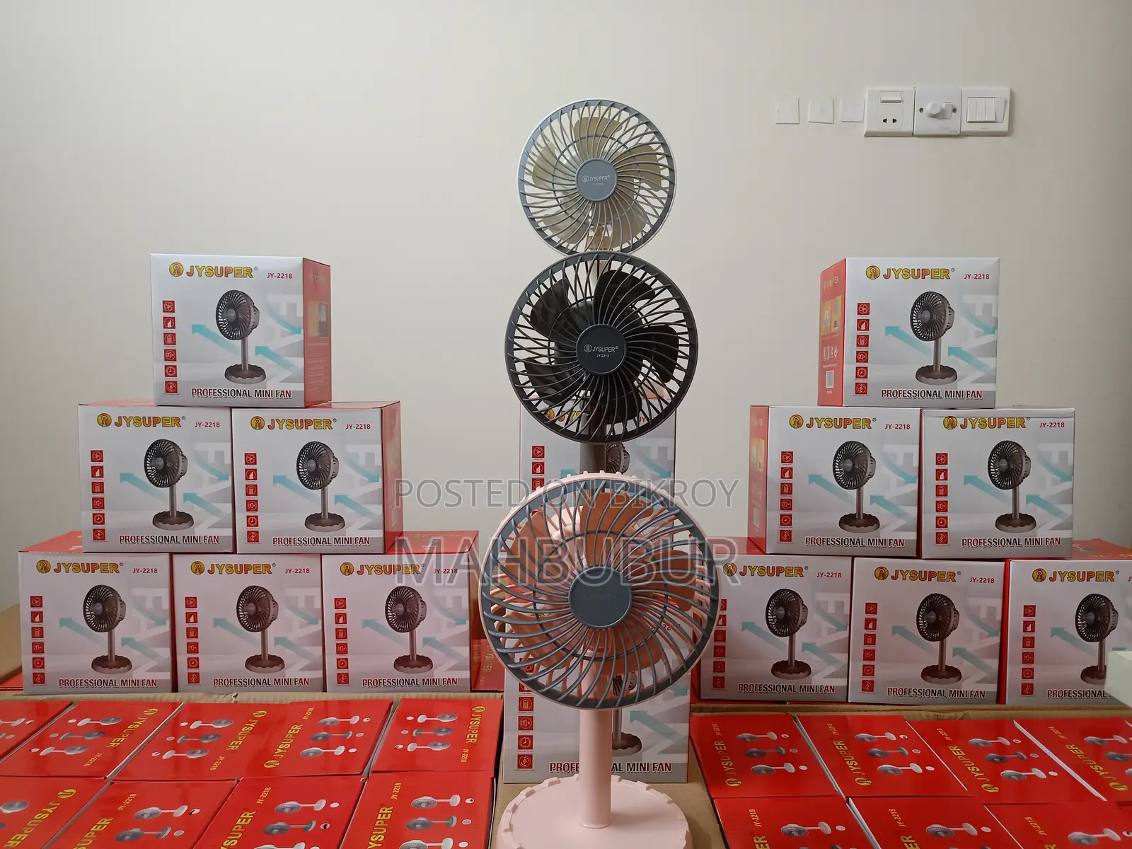 Charger Fan | Jysuper Jy 2218 Professional Mini Fan