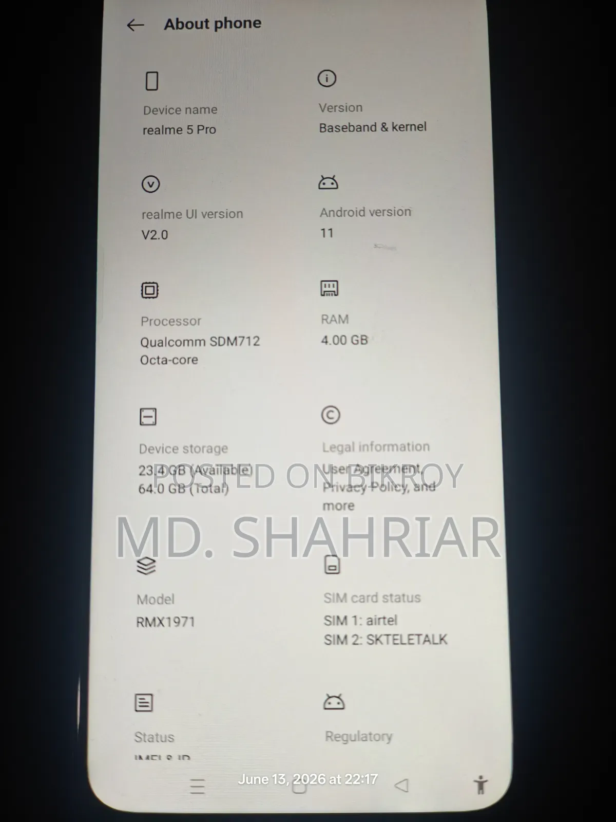Realme 5 Pro 64 GB Black