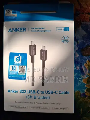 Anker Zolo 30w Charger+ Cable (iPhone Only)