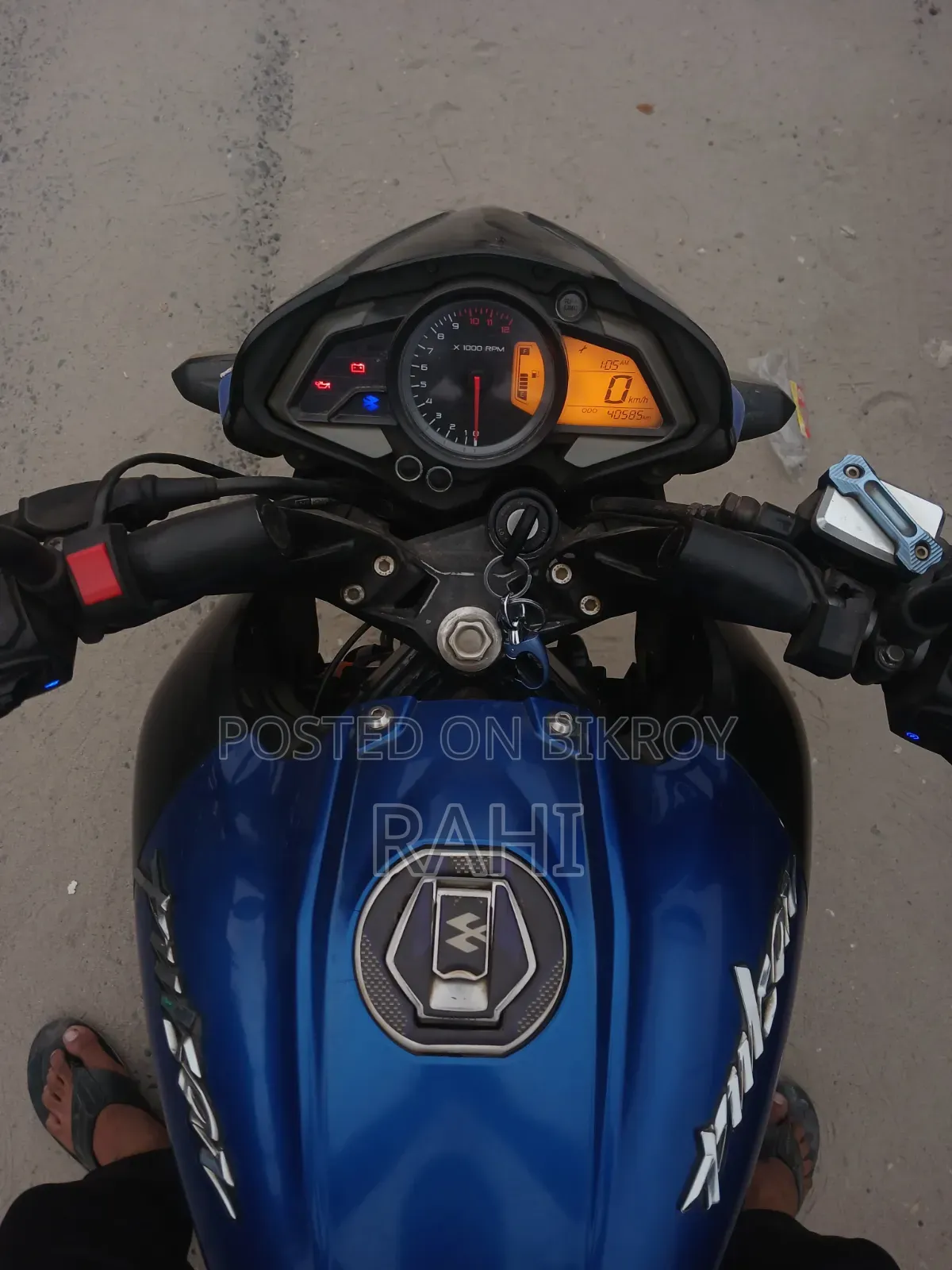 Bajaj Pulsar NS 160 2018 Blue