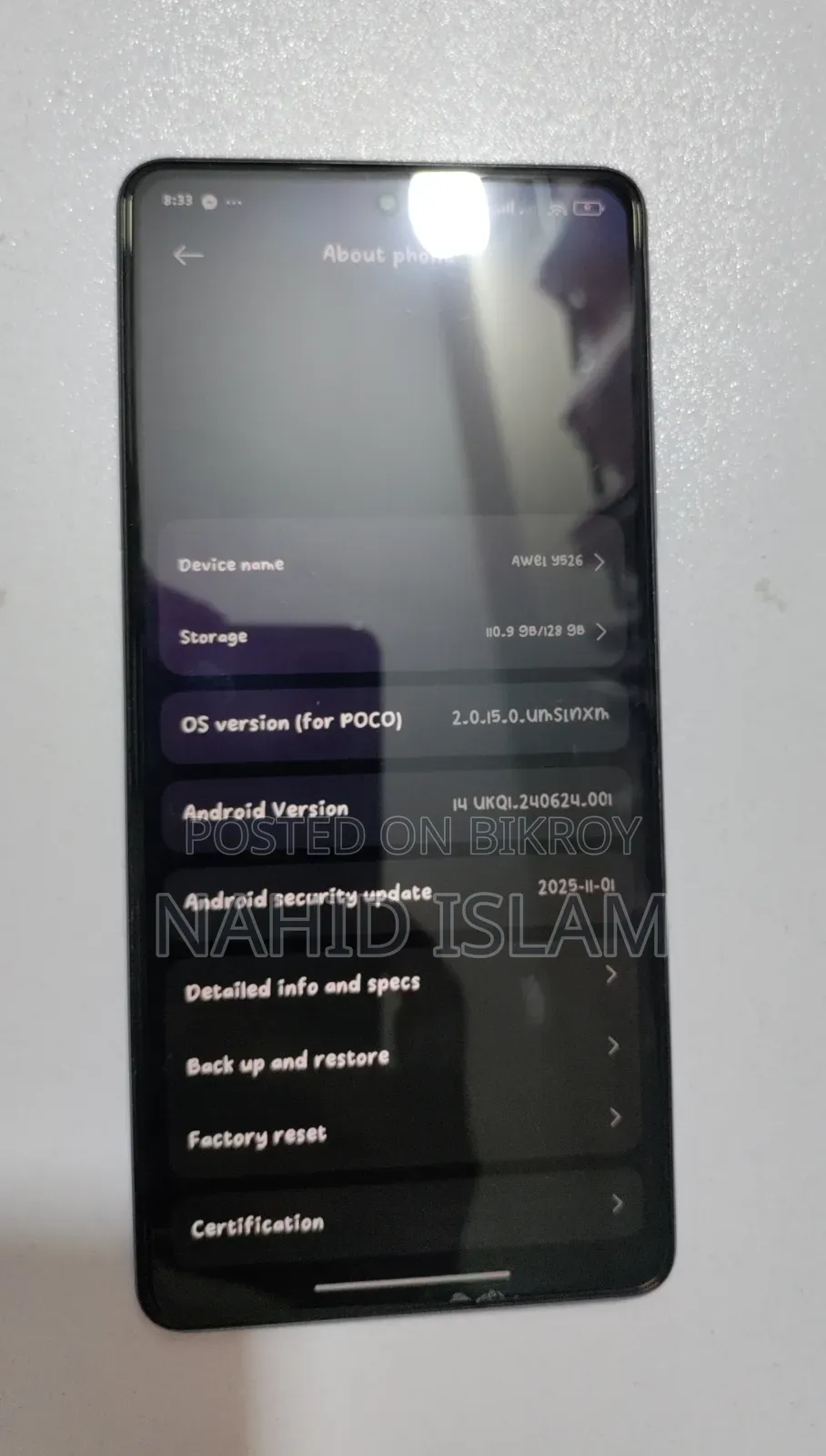 Xiaomi Poco X5 Pro 128 GB Blue