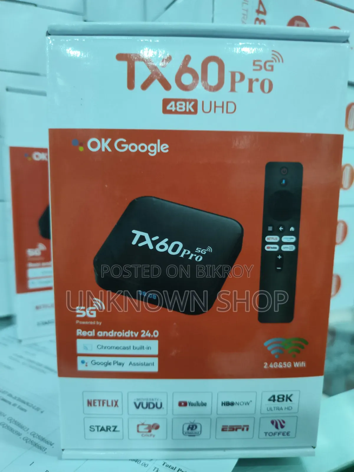 Android TV Box - Tx 60 Pro Plus (Google Voice Enabled)