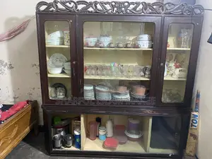 Original Teak Wood 6ft / 6.5ft Wall Showcase