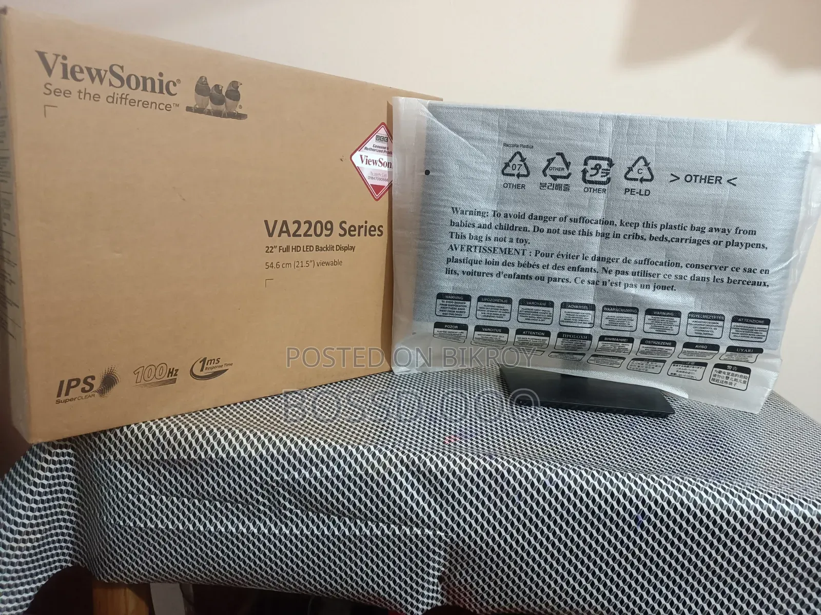 Monitor Viewsonic 22" VA2209-H-2 100Hz IPS FHD
