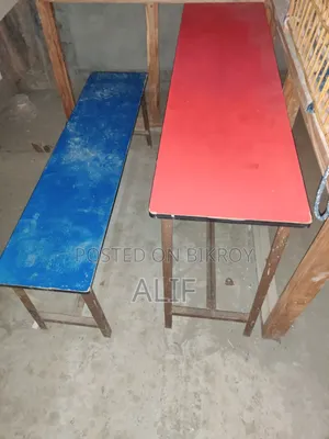 7 sets of seat benches and high benches for sale