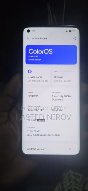 New Oppo Reno5 Pro 5G 256 GB Green