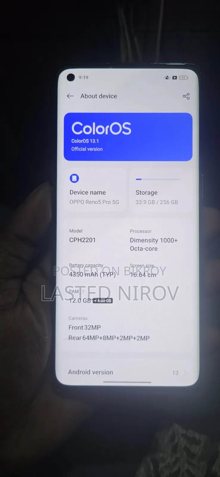 New Oppo Reno5 Pro 5G 256 GB Green