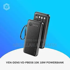 Ven-Dens 10000mah Power Bank (Model: Vd-Pb058)