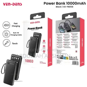 Ven-Dens 10000mAh Power Bank (Model: Vd-Pb058)