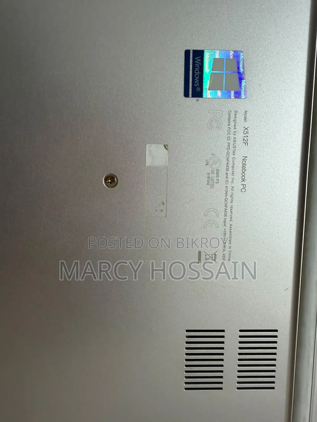 Laptop Asus 4GB Intel Core I3 HDD+SSD 1T