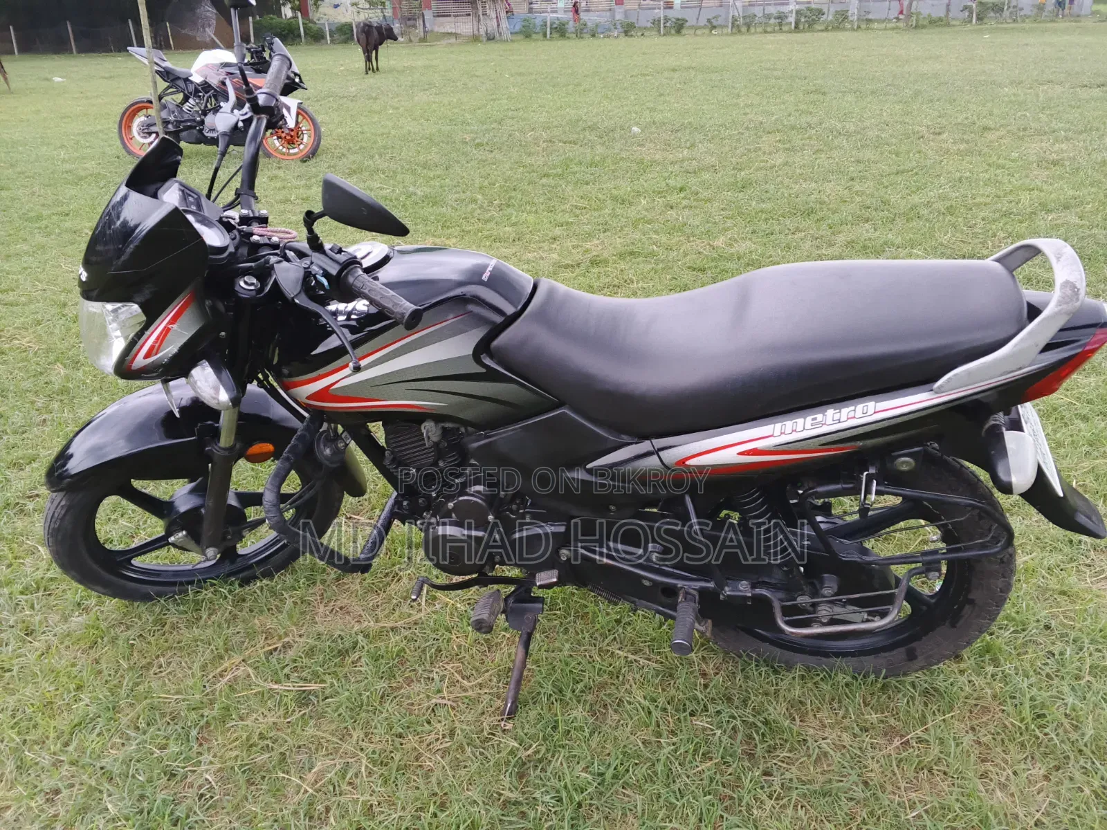 New TVS Metro 2022 Black