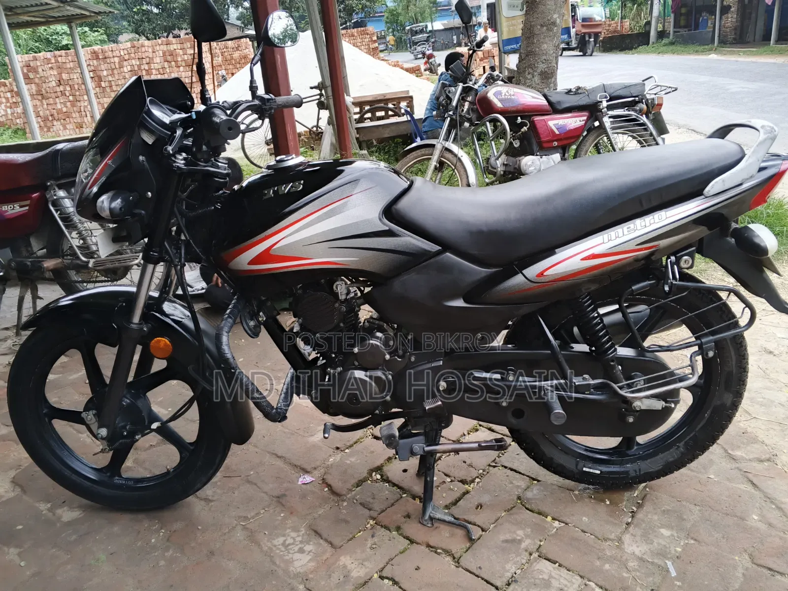 New TVS Metro 2022 Black