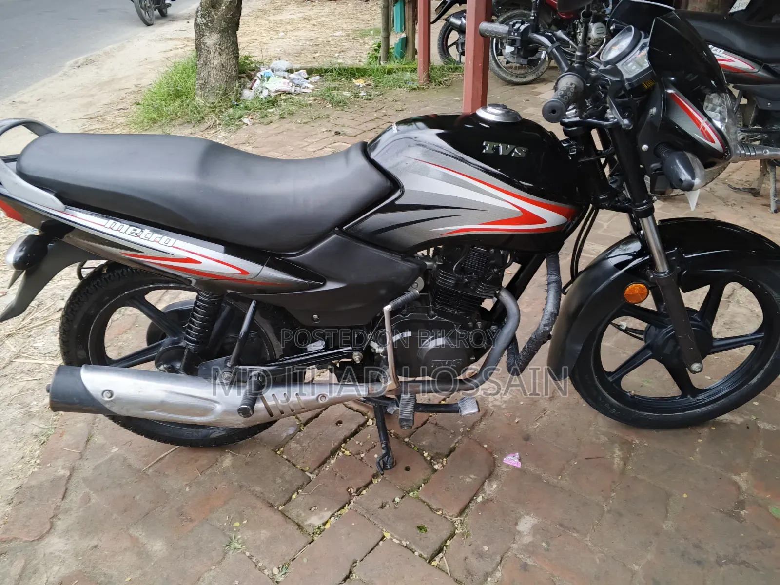 New TVS Metro 2022 Black